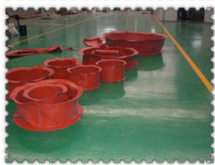 硅膠布軟連接，通風(fēng)硅膠耐高溫軟連接生產(chǎn)現(xiàn)場